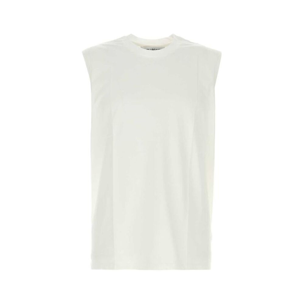 Our Legacy Men White Cotton Oversize Tank Top